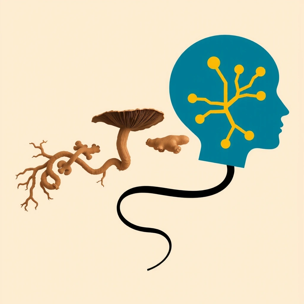 Gut-Brain Harmony Blend with Turkey Tail and Ginger